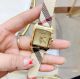 Copy Burberry 25mm women Watches Gold Case Black Leather Band (2)_th.jpg